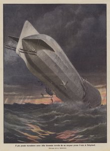 El mayor crucero aéreo de Alemania arrasado por un huracán cerca de la isla de Heligoland